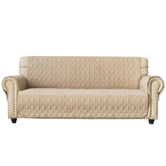 NWT Ameritex Couch Sofa Slipcover 100% Waterproof Nonslip Quilted Furniture 72in - Picture 1 of 1